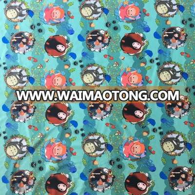 95%polyester 5%spandex china textile Digital printing brushed fabric